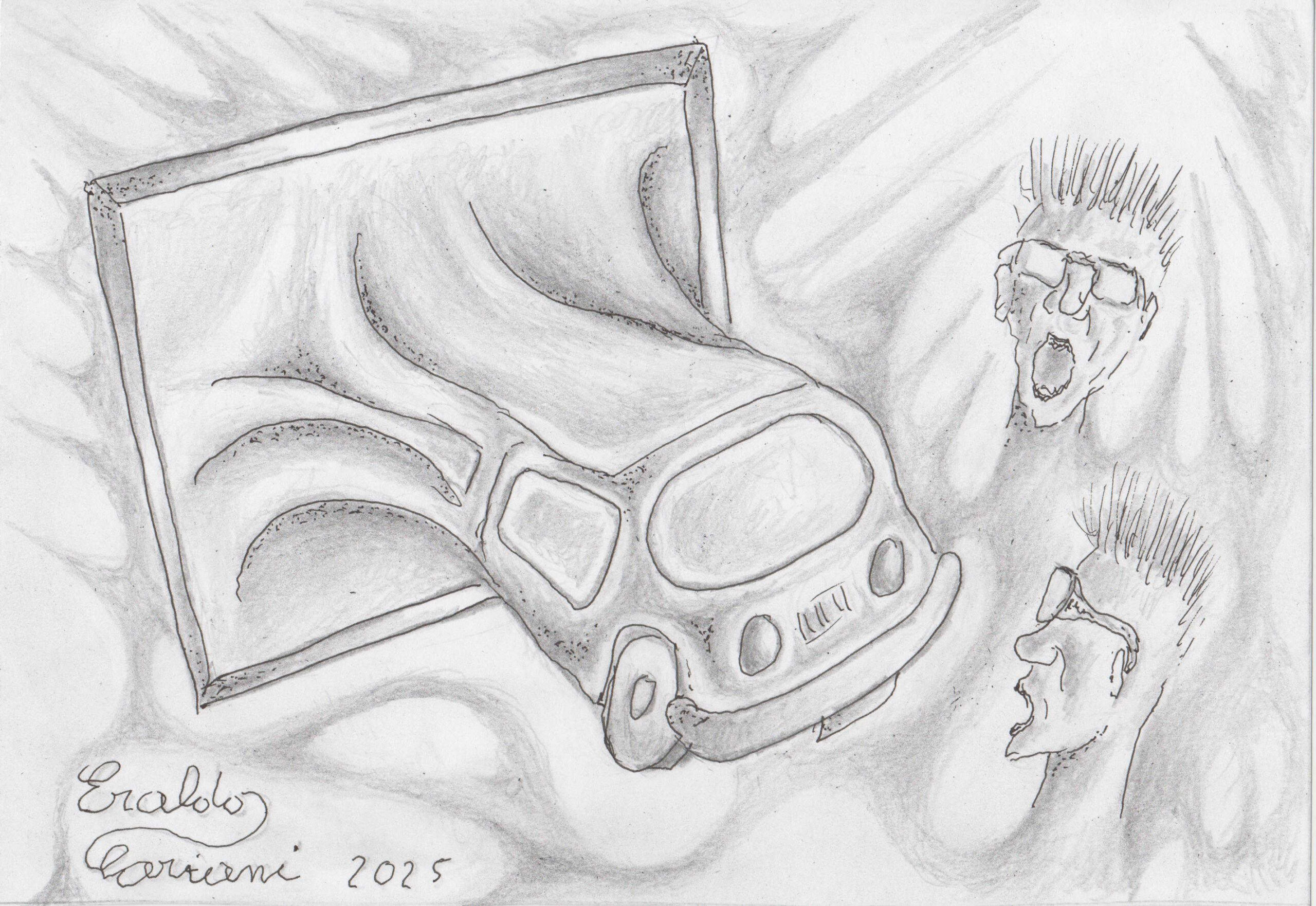 Automobile disegnata 3D
