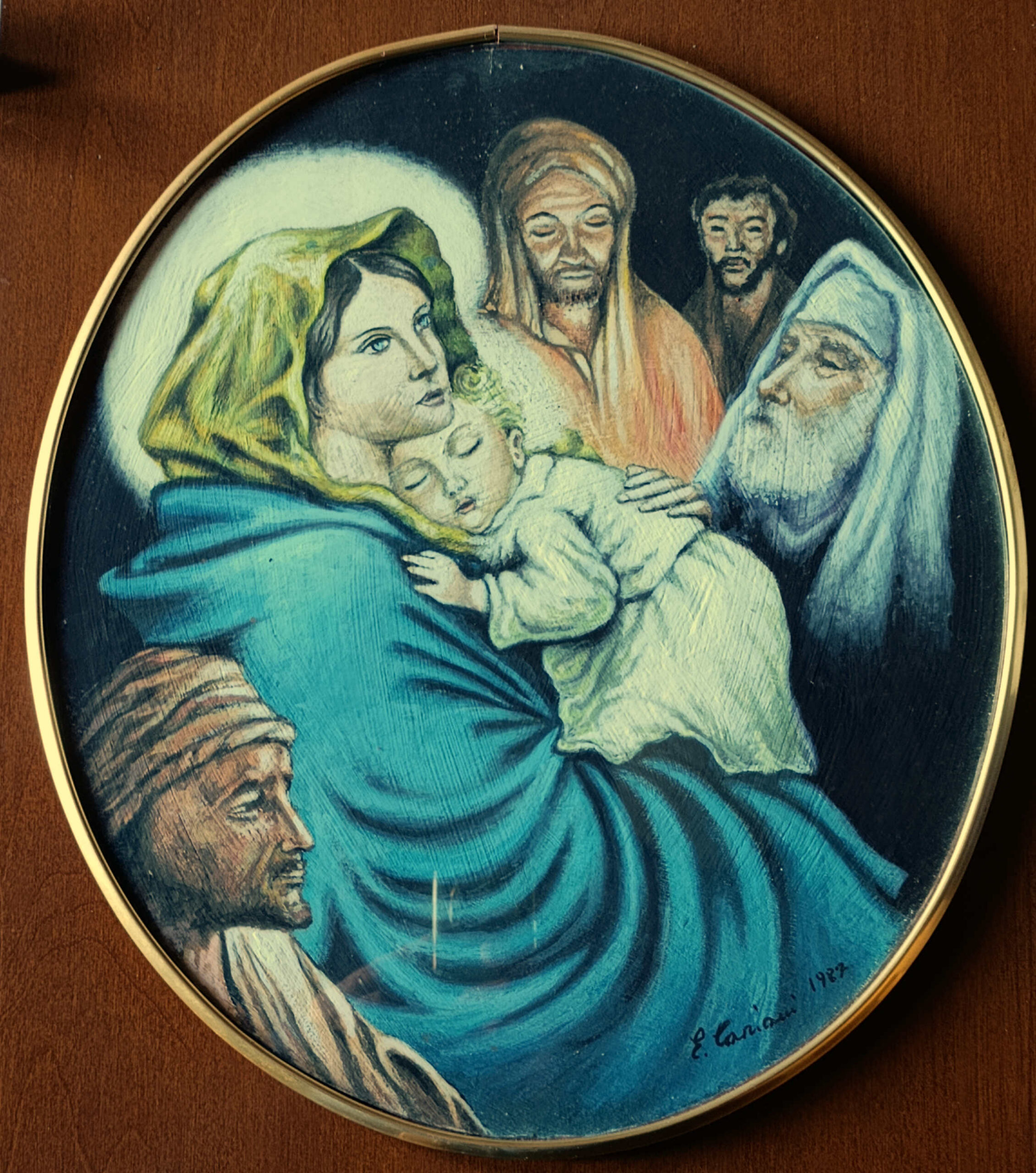 Natività dipinto di Eraldo Cariani